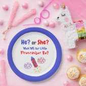Weinig Firecracker Gender onthullen Bord papier (Feest)
