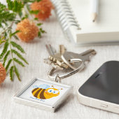 Weinig (gepersonaliseerde) Hommel Sleutelhanger (Zijkant)