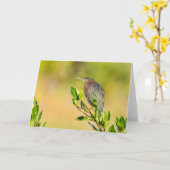 Weinig Groene Reiger Kaart (Gele Bloem)