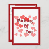 Weinig hart denken aan jou briefkaart (Voorkant / Achterkant)