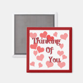 Weinig hart denken aan jou magneet (Voorkant / Achterkant)