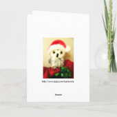 Weinig Helper van de kerstman Feestdagen Kaart (Achterkant)