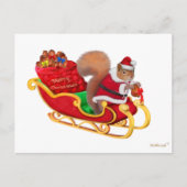 WEINIG HELPER VAN DE KERSTMAN FEESTDAGENKAART (Voorkant)