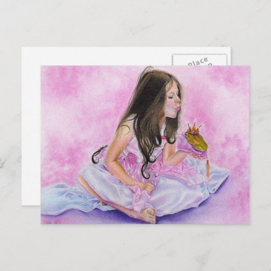 Weinig het Kussen van de Prinses Briefkaart van de (Voorkant / Achterkant)