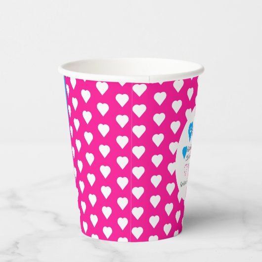 Weinig jonge Valentijnsdag Papieren Bekers (Rechts)