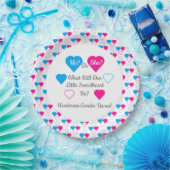 Weinig jonge Valentijnsdag Papieren Bordje (Feest)