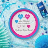 Weinig jonge Valentijnsdag Papieren Bordje (Feest)