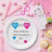 Weinig jonge Valentijnsdag Papieren Bordje (Feest)