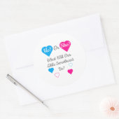 Weinig jonge Valentijnsdag Ronde Sticker (Envelop)