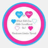 Weinig jonge Valentijnsdag Ronde Sticker (Voorkant)