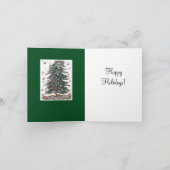 Weinig Kaart van de Kerstboom (Binnen)