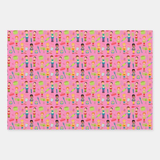 Weinig Kinder kookpapier 3, Inpakpapier Vel (Voorkant 2)