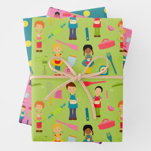 Weinig Kinder kookpapier 3, Inpakpapier Vel (In situ)