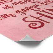 Weinig licht van mijn-lijnprijsopgave poster (Hoek)