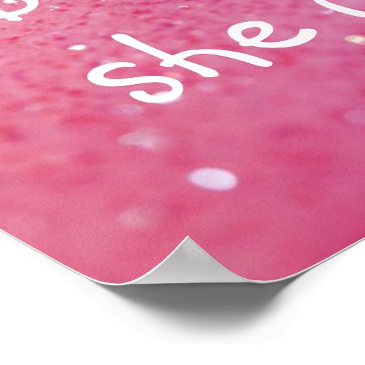 Weinig maar bruin Shakespeare citeert Roze Poster (Hoek)