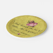 Weinig, maar eerste citaat, vrij Bord van vlinderp (Gekanteld)