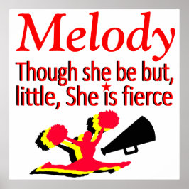 WEINIG MAAR FEL GEPERSONALISEERD CHEERLEADEREND PO POSTER