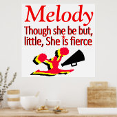 WEINIG MAAR FEL GEPERSONALISEERD CHEERLEADEREND PO POSTER (Keuken)