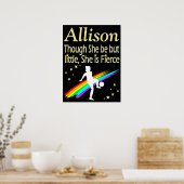 WEINIG MAAR FEL GEPERSONALISEERD VOETBAL POSTER (Keuken)