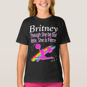 WEINIG MAAR FELLE CHEERLEADER GEPERSONALISEERD T-S T-SHIRT