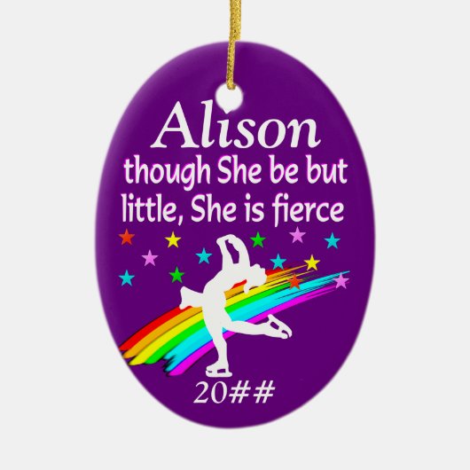 WEINIG MAAR FELLE CUSTOM SKATER ORNAMENT (Voorkant)