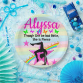 WEINIG MAAR FELLE GYMNASTIEK QUEEN DESIGN PAPIEREN BORDJE (Feest)