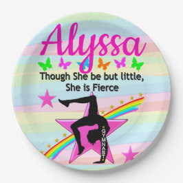 WEINIG MAAR FELLE GYMNASTIEK QUEEN DESIGN PAPIEREN BORDJE