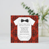 Weinig Man Baby shower Kaart (Staand voorkant)