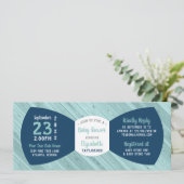 Weinig Man Baby shower uitnodiging, boog Stropdas Kaart (Staand voorkant)