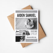 Weinig Man Magnetische Fotoaankondiging Magnetische Uitnodiging