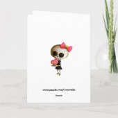 Weinig Misser Death met Cupcake Kaart (Achterkant)