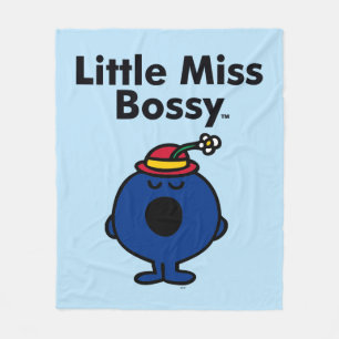 Weinig Misser   Kleine Misser Bossy is zo Bazig Fleece Deken