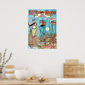 weinig nemo heeft een avontuur poster (Keuken)