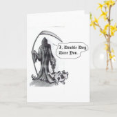 Weinig ONVERBIDDELIJK WENSKAART van de Hond Kaart (Gele Bloem)