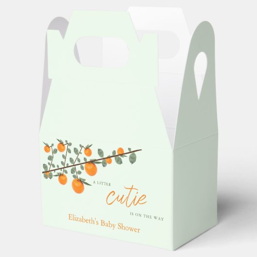 Weinig Oranje geslacht Neutraal Baby shower Bedankdoosjes (Geopend)