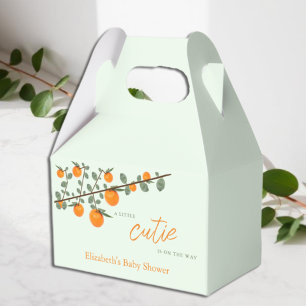Weinig Oranje geslacht Neutraal Baby shower Bedankdoosjes
