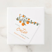 Weinig Oranje geslacht Neutraal Baby shower Bedankjes Labels (In situ)