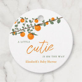 Weinig Oranje geslacht Neutraal Baby shower Bedankjes Labels