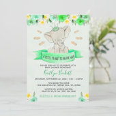 Weinig pinda's Neutraal Baby shower Kaart (Staand voorkant)