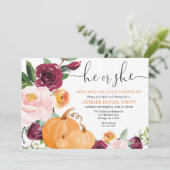 Weinig pompoen herfst kaart (Staand voorkant)