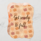 Weinig pompoen Herfst Zwangerschap Aankondiging (Voorkant / Achterkant)