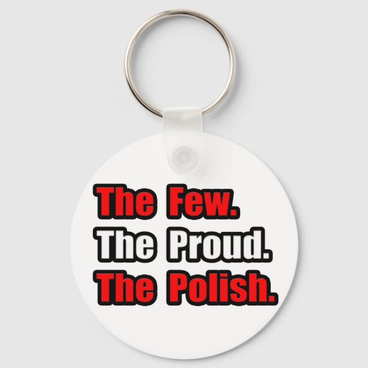 Weinig Poolse proud Sleutelhanger (Voorkant)