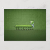 Weinig probleem (groen) briefkaart (Voorkant)