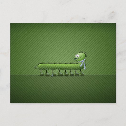 Weinig probleem (groen) briefkaart (Voorkant)