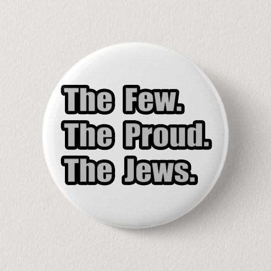 Weinig. Proud. Joden. Ronde Button 5,7 Cm (Voorkant)