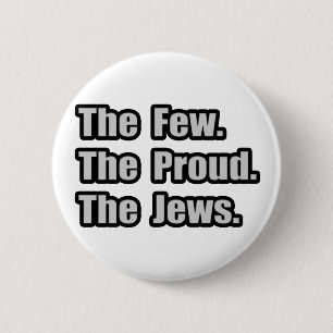 Weinig. Proud. Joden. Ronde Button 5,7 Cm