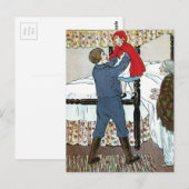 Weinig Rode Berijdende Kap: Weinig Rode Brandkast Briefkaart (Voorkant / Achterkant)