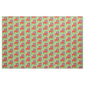 Weinig rode trein stof (Yard (91,4 cm))