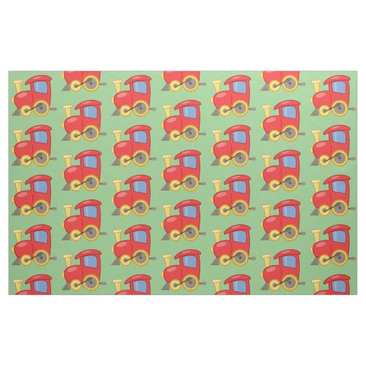 Weinig rode trein stof (Fat Quarter)