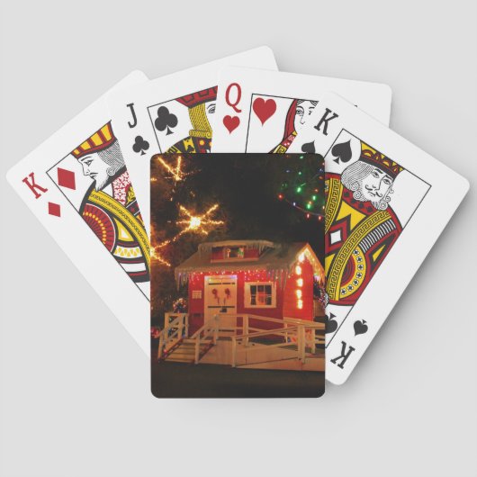 Weinig Rood Pokerkaarten (Achterkant)